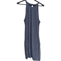 Buffalo London stretchy zomer jurk blauw 42