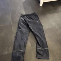 blauwe regenbroek maat L