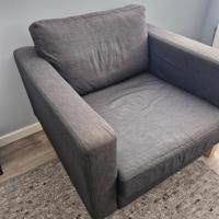 Mooie fauteuil Ikea Karlstad donkergrijs 