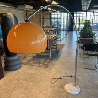 Design lamp oranje kap 