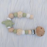 Speenkoord Dino stekel khaki
