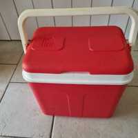 Flair koelbox 10L Rood vintage retro schilder bouw