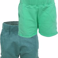 2x Little love meisjes korte broek 12-18 mnd / 80/86