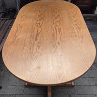 Ovale tafel hout