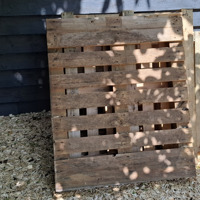 5 houten pallets vurenhout