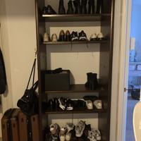 Massief houten boekenkast