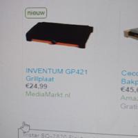 inventum GP 421 elektrische BBQ/Grillplaat