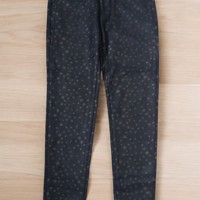 Drole de Copine stretchy zachte sterren broek zwart S