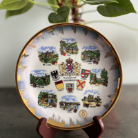 Vintage souvenirbord uit het Groothertogdom Luxemburg