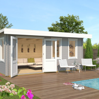 NIEUW Luxe blokhut Baruda 53