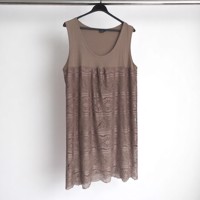 Stretchy jurk met kant 44/46 XXL/XXXL