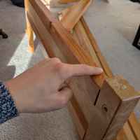 Lundia 1 persoons houten bed