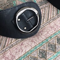 mooie  nieuwe  zwarte  leren  riem 