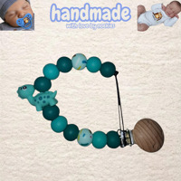 noekies speenkoord dino turquoise nr 26 