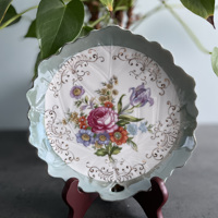 Vintage glanzend porseleinen bord