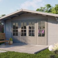 Blokhut - Tuinhuis Newcastle | 58 mm | vuren onbehandeld