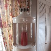 Te koop aangeboden Kaarsen lantaarn met standaard