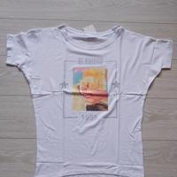 Glo-story one size t-shirt 1995 wit glamour glitter