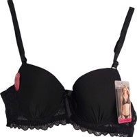 Rosa Junio - DF042 - push-up - bh - zwart - 75A