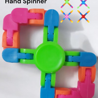 Flexibele Fidget Spinner groen meerkleurig