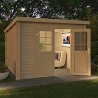 Blokhut Nadia 275x230 Onbehandeld vuren