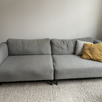 Grijze bank van het merk Woood