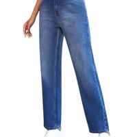 Jeans blauw recht model L/40