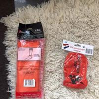nieuw lange oranje voetbal kousen