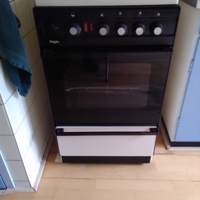 Gasfornuis vierpits met oven