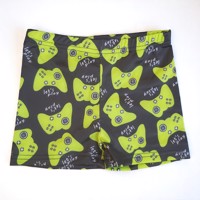 Jongens zwembroek game controller zwart groen 98/104 - 3-4 j