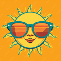 Zonnebril dames heren blauw montuur UV 400 cat 3