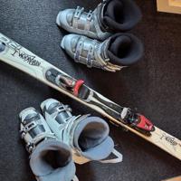 Carve skies met 2 paar schoenen