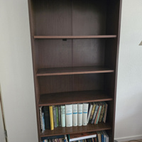 Eikenhouten boekenkast