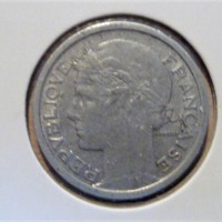 1 franc munt Frankrijk 1948