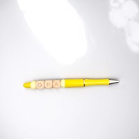 Gepersonaliseerde balpen opa geel