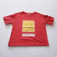 Glo-Story t-shirt Shine all day rood goud S/36