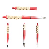 Gepersonaliseerde naam balpen rood wit