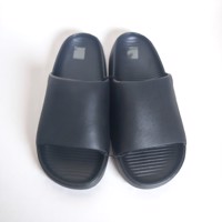 Heren slippers effen zwart 41