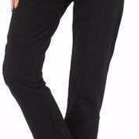 Jeans zwart met sier druk knopen S