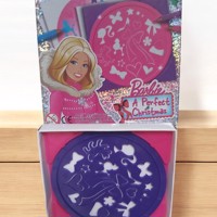 Barbie teken spirograaf kerstmis thema