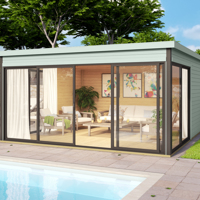 NIEUW Modern luxe blokhut Domeo 5 te koop