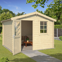 Blokhut Nina 275x230 Onbehandeld vuren