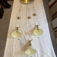 Lamp met Alabaster kelken