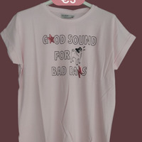 Glo-Story t-shirt good sound roze 158