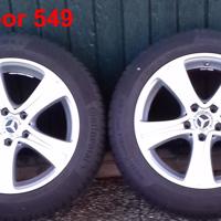 Lichtmetalen velgen + banden 17” voor Mercedes E winterset