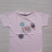 Glo-Story t-shirt roze hello food 152