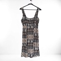 Lascana zomer jurk beige wit zwart XXL/44