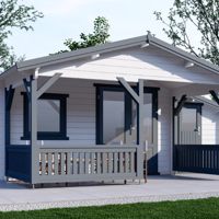 NIEUW Blokhut 4×3+2Z