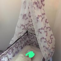 Wiegje met hemeltje en matras