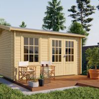 Blokhut - Tuinhuis Chloe | 40 mm | vuren onbehandeld